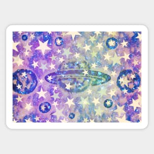 Christmas Galaxy No. 3 Sticker